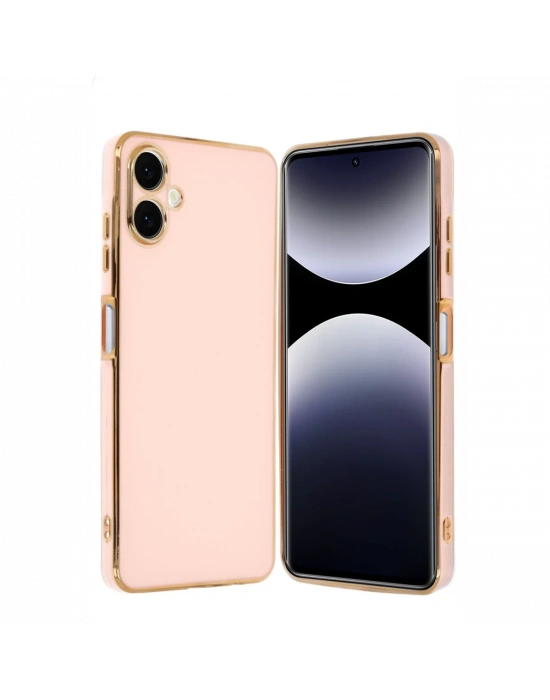 Newface Samsung Galaxy A06 Kılıf Volet Silikon - Pembe