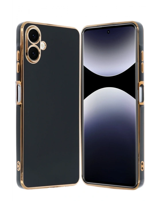 Newface Samsung Galaxy A06 Kılıf Volet Silikon - Siyah