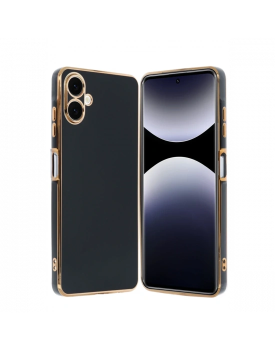 Newface Samsung Galaxy A06 Kılıf Volet Silikon - Siyah