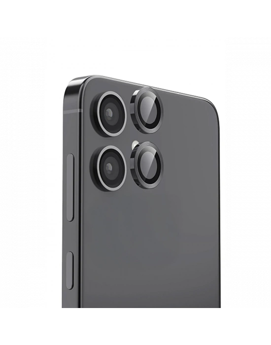 Newface Samsung Galaxy A06 Raze Metal Kamera Lens - Siyah