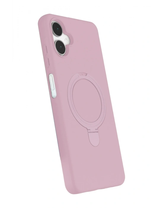 Newface Samsung Galaxy A06 Regal Magsafe Standlı Kapak - Açık Pembe
