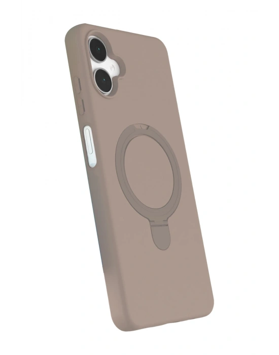 Newface Samsung Galaxy A06 Regal Magsafe Standlı Kapak - Çöl Titanyum
