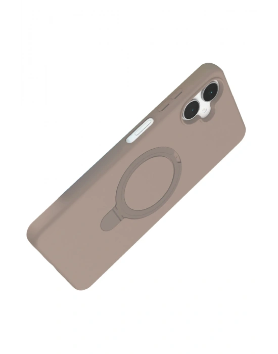 Newface Samsung Galaxy A06 Regal Magsafe Standlı Kapak - Çöl Titanyum