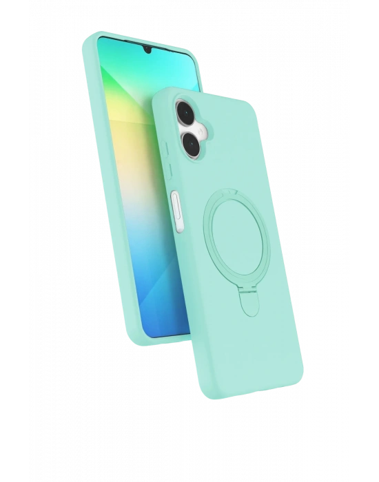 Newface Samsung Galaxy A06 Regal Magsafe Standlı Kapak - Su Yeşili
