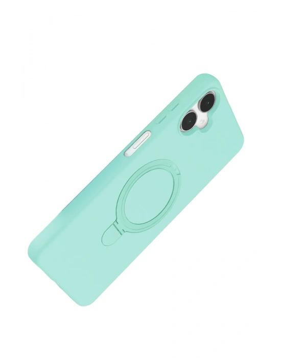 Newface Samsung Galaxy A06 Regal Magsafe Standlı Kapak - Su Yeşili