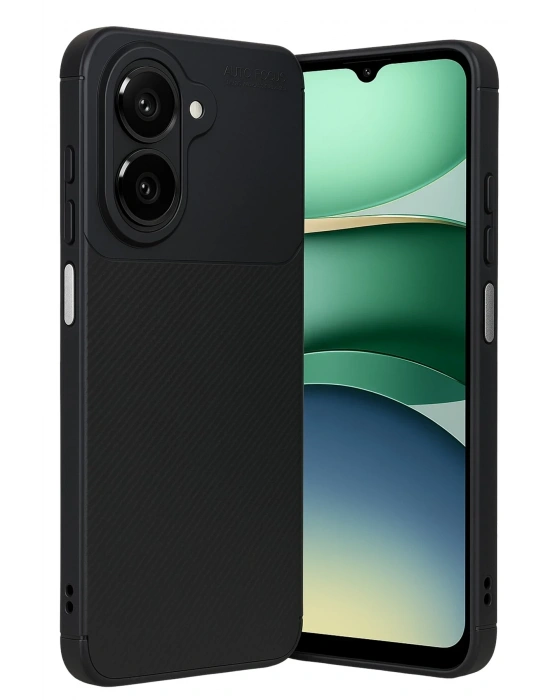 Newface Samsung Galaxy A07 4G Auto Focus Karbon Kapak - Siyah