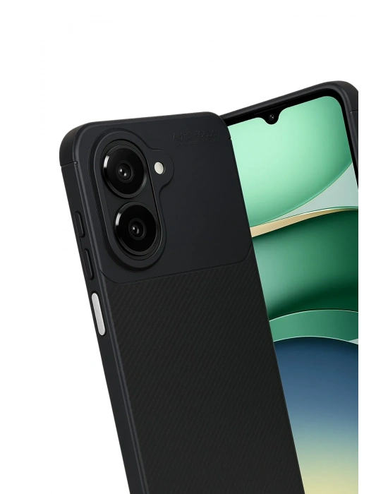 Newface Samsung Galaxy A07 4G Auto Focus Karbon Kapak - Siyah