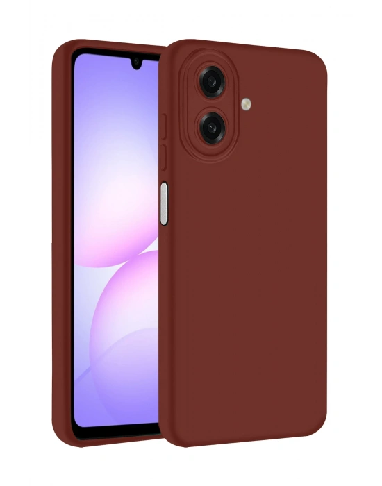 Newface Samsung Galaxy A07 4G First Silikon - Bordo