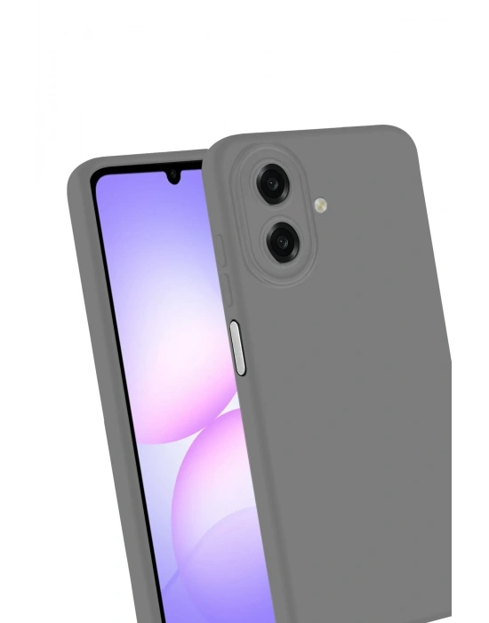 Newface Samsung Galaxy A07 4G First Silikon - Gri