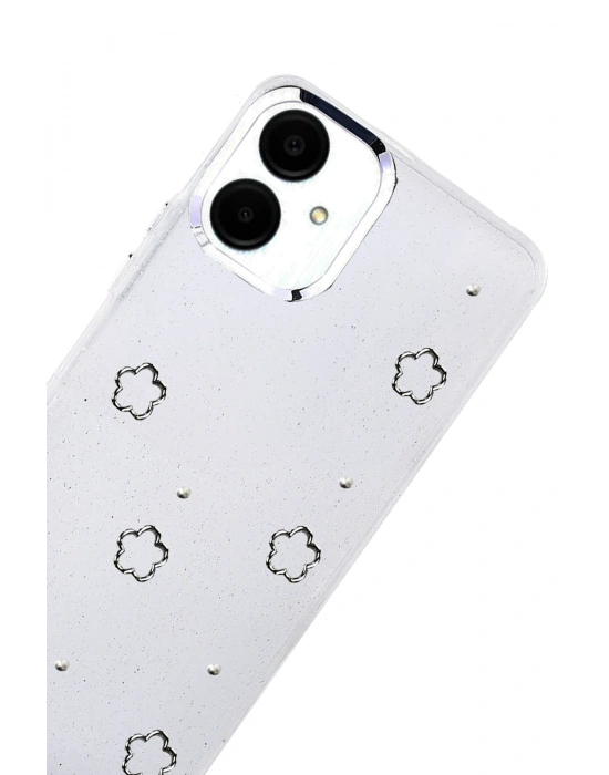 Newface Samsung Galaxy A07 4G Fiyonk Desenli Kapak - Desen 2