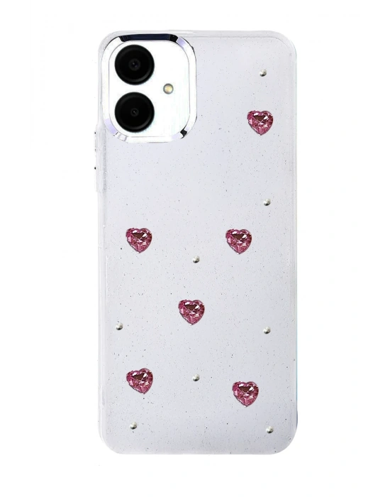 Newface Samsung Galaxy A07 4G Fiyonk Desenli Kapak - Desen 3