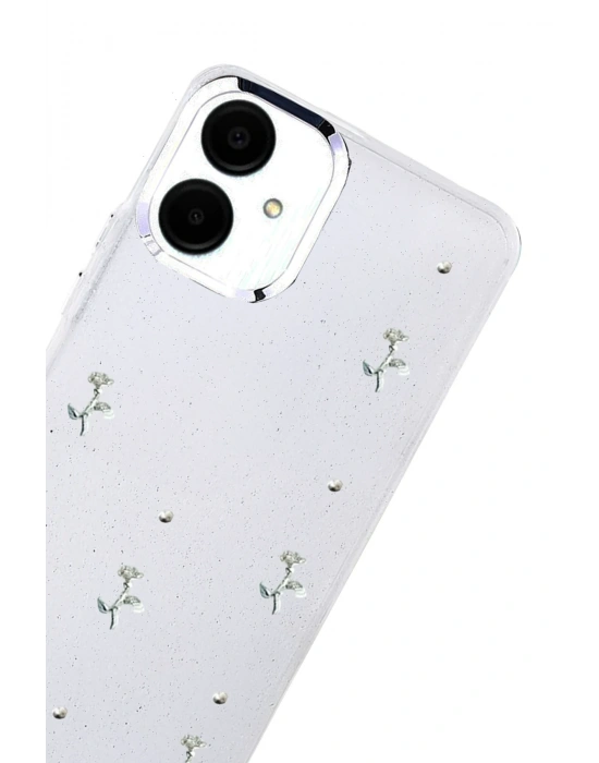 Newface Samsung Galaxy A07 4G Fiyonk Desenli Kapak - Desen 4