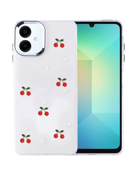 Newface Samsung Galaxy A07 4G Fiyonk Desenli Kapak - Desen 9