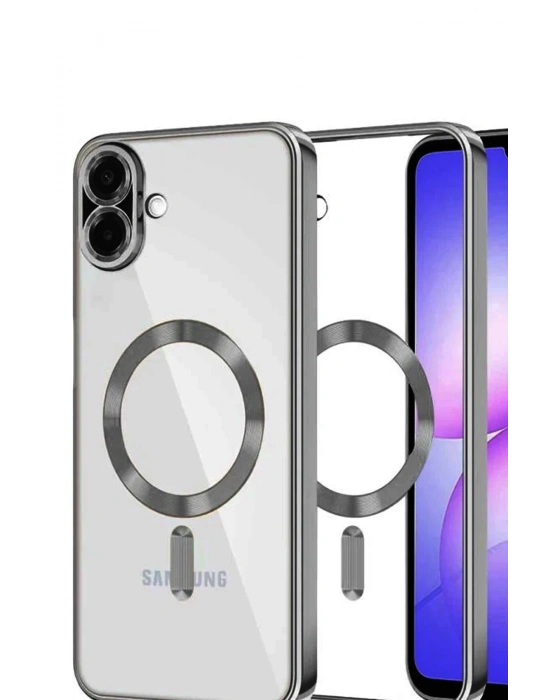 Newface Samsung Galaxy A07 4G Kross Magneticsafe Kapak - Titan Gri