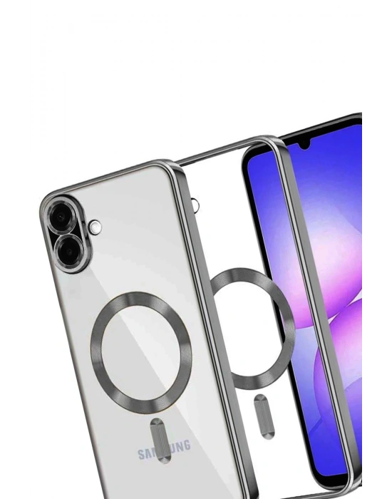 Newface Samsung Galaxy A07 4G Kross Magneticsafe Kapak - Titan Gri