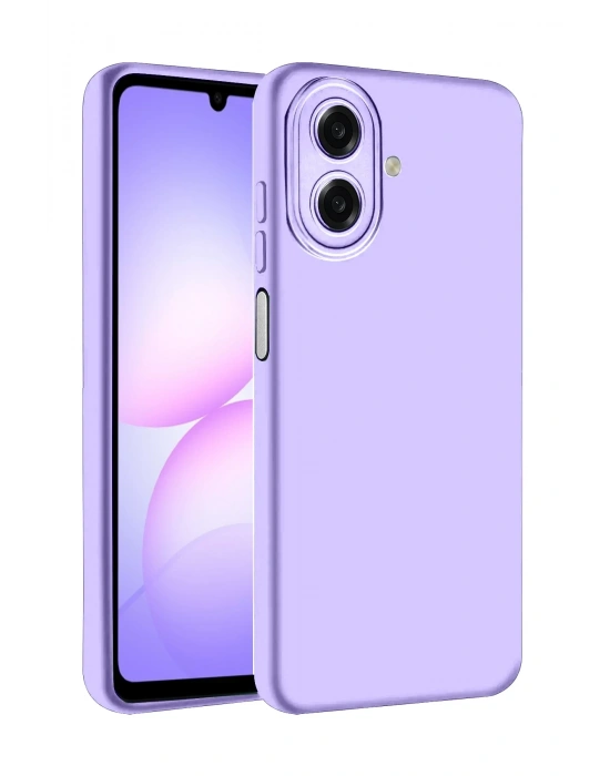 Newface Samsung Galaxy A07 4G Nano içi Kadife Silikon - Lila