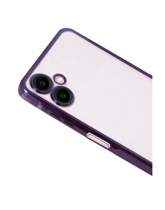 Newface Samsung Galaxy A07 4G Razer Lensli Silikon - Mor