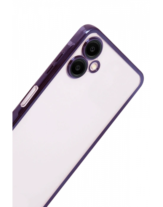 Newface Samsung Galaxy A07 4G Razer Lensli Silikon - Mor