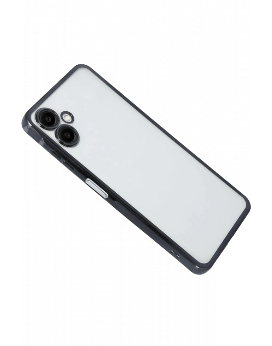 Newface Samsung Galaxy A07 4G Razer Lensli Silikon - Siyah