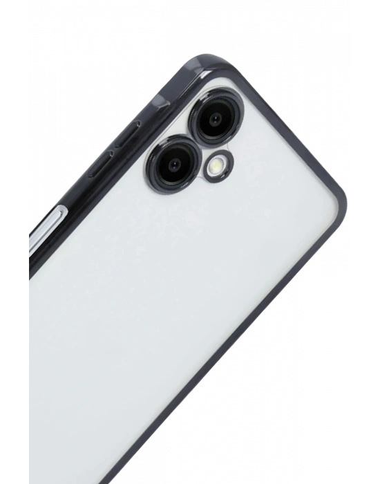 Newface Samsung Galaxy A07 4G Razer Lensli Silikon - Siyah