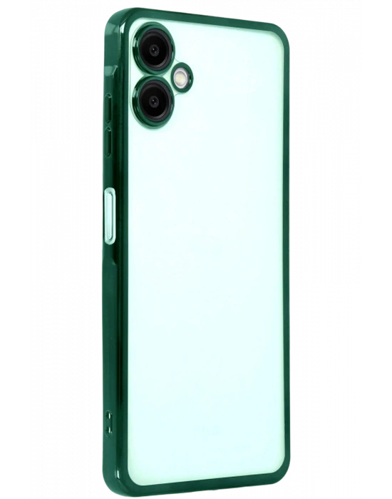 Newface Samsung Galaxy A07 4G Razer Lensli Silikon - Yeşil