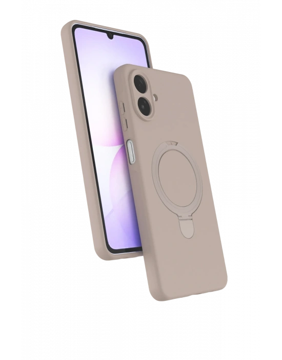 Newface Samsung Galaxy A07 4G Regal Magsafe Standlı Kapak - Çöl Titanyum