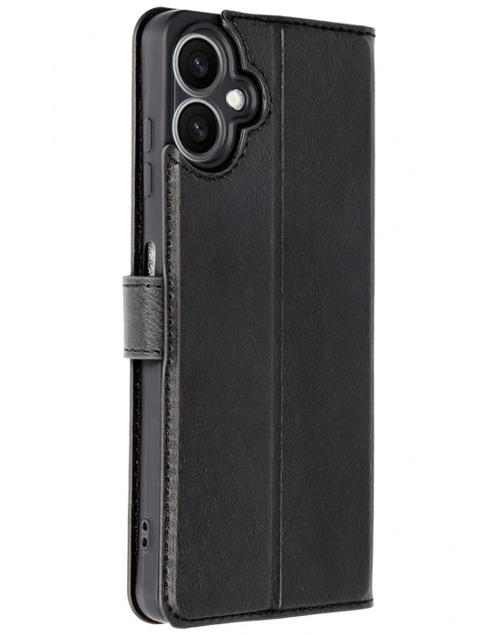 Newface Samsung Galaxy A07 4G Trend S Plus Kapaklı Kılıf - Siyah