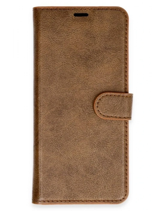 Newface Samsung Galaxy A07 4G Trend S Plus Kapaklı Kılıf - Taba