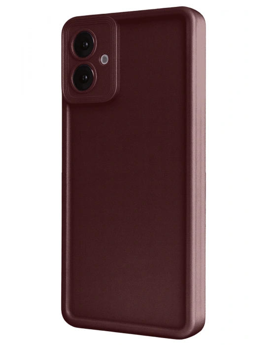 Newface Samsung Galaxy A07 4G Viera Silikon - Bordo