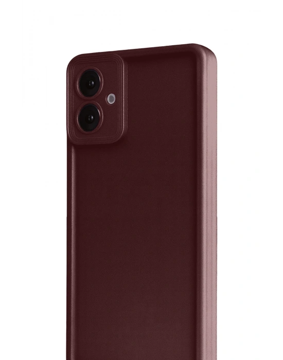 Newface Samsung Galaxy A07 4G Viera Silikon - Bordo