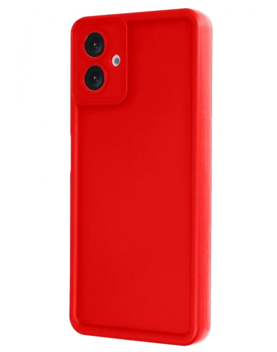 Newface Samsung Galaxy A07 4G Viera Silikon - Kırmızı