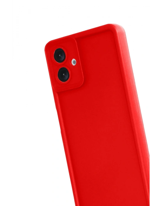 Newface Samsung Galaxy A07 4G Viera Silikon - Kırmızı