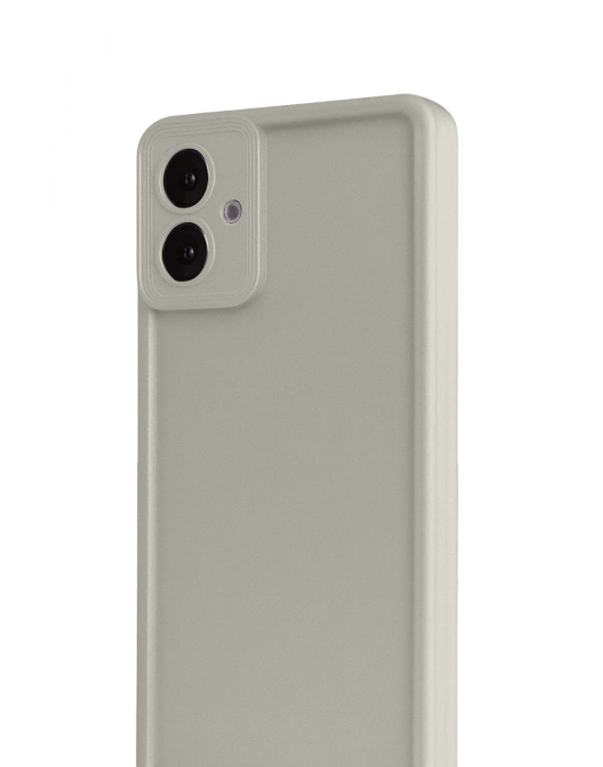 Newface Samsung Galaxy A07 4G Viera Silikon - Krem