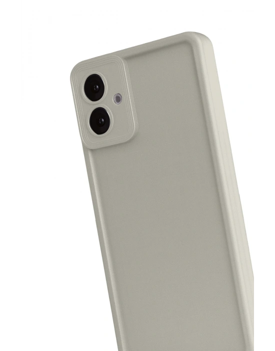 Newface Samsung Galaxy A07 4G Viera Silikon - Krem