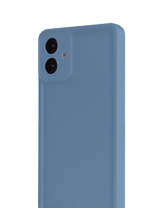 Newface Samsung Galaxy A07 4G Viera Silikon - Mavi