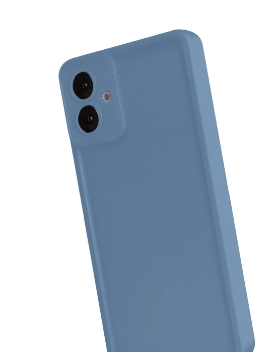 Newface Samsung Galaxy A07 4G Viera Silikon - Mavi