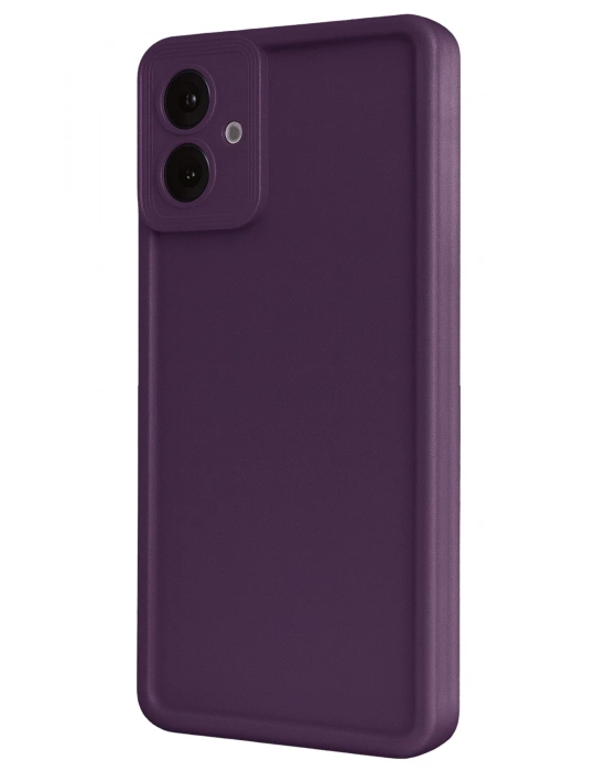 Newface Samsung Galaxy A07 4G Viera Silikon - Mürdüm