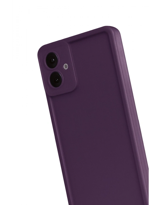 Newface Samsung Galaxy A07 4G Viera Silikon - Mürdüm