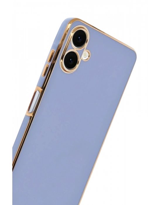 Newface Samsung Galaxy A07 4G Volet Silikon - Mavi