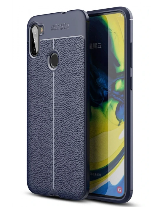 Newface Samsung Galaxy A11 Kılıf Auto Focus Kapak - Lacivert