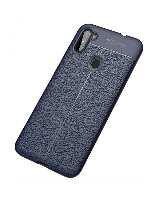 Newface Samsung Galaxy A11 Kılıf Auto Focus Kapak - Lacivert