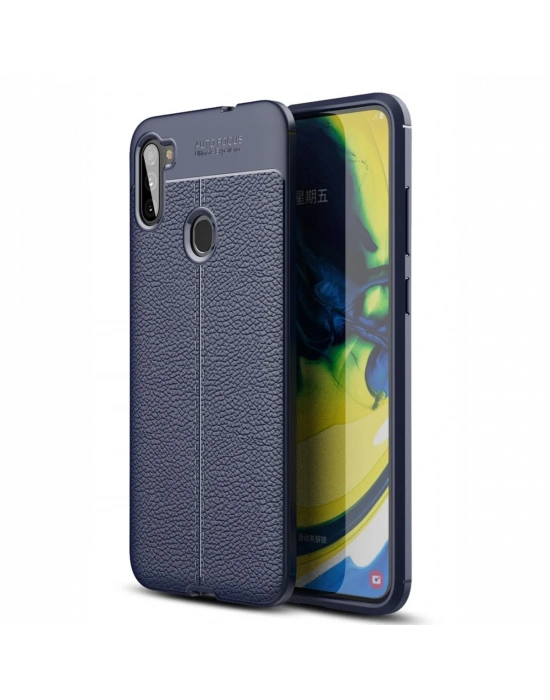 Newface Samsung Galaxy A11 Kılıf Auto Focus Kapak - Lacivert