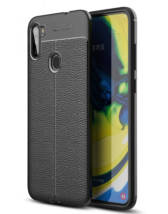 Newface Samsung Galaxy A11 Kılıf Auto Focus Kapak - Siyah