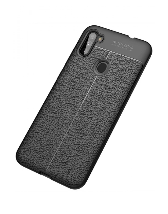 Newface Samsung Galaxy A11 Kılıf Auto Focus Kapak - Siyah