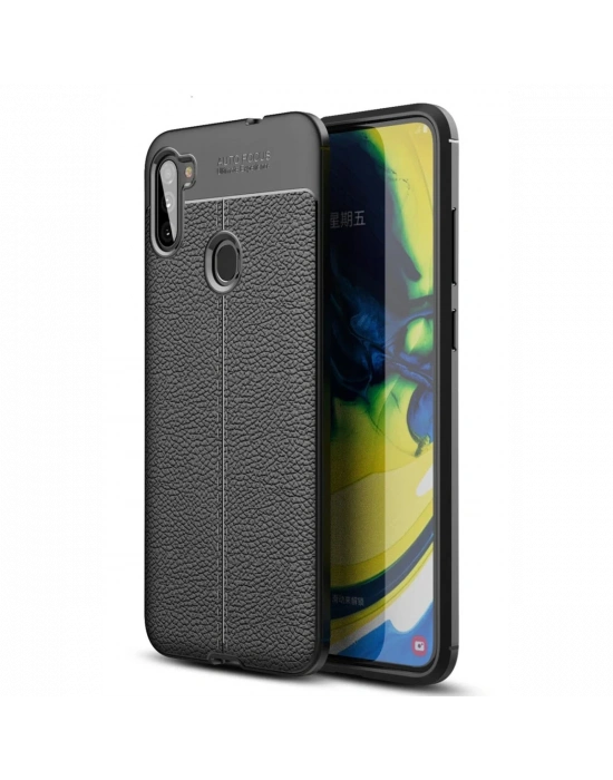 Newface Samsung Galaxy A11 Kılıf Auto Focus Kapak - Siyah