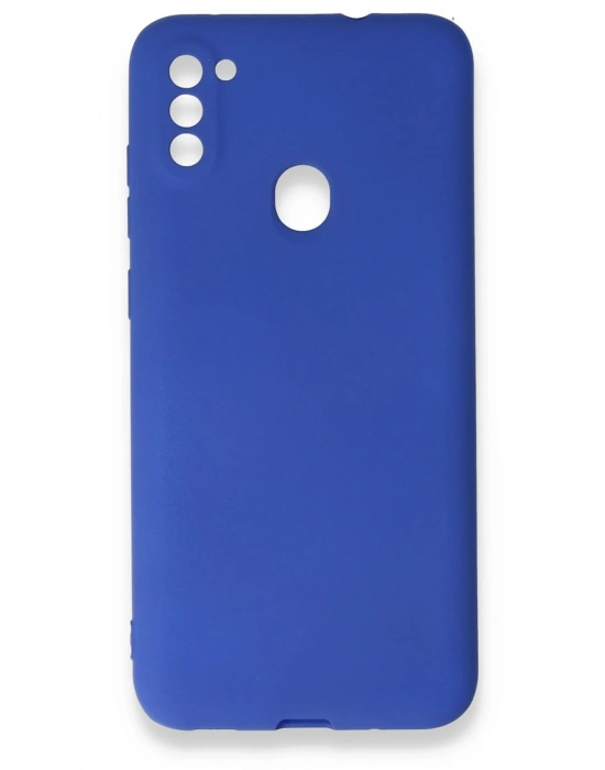 Newface Samsung Galaxy A11 Kılıf First Silikon - Lacivert