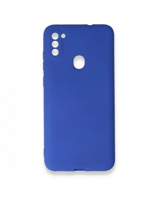 Newface Samsung Galaxy A11 Kılıf First Silikon - Lacivert