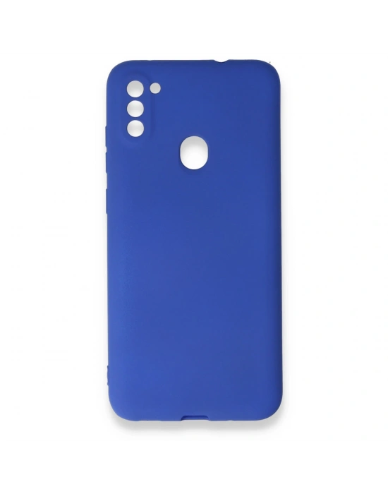 Newface Samsung Galaxy A11 Kılıf First Silikon - Lacivert