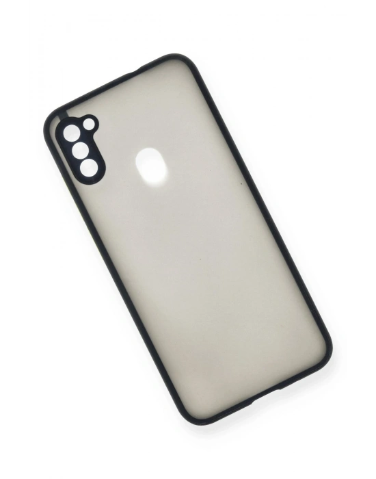 Newface Samsung Galaxy A11 Kılıf Montreal Silikon Kapak - Lacivert