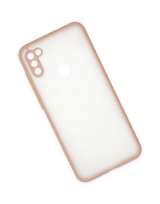 Newface Samsung Galaxy A11 Kılıf Montreal Silikon Kapak - Pembe